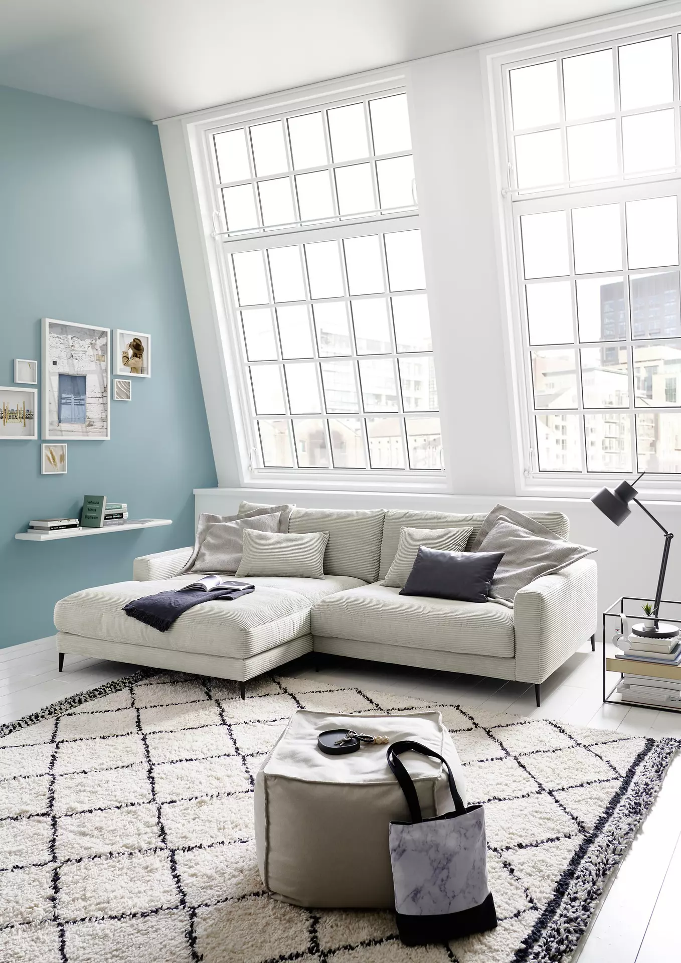 Polstergarnitur ULMA LASCONDO Textil 190 x 84 x 272 cm