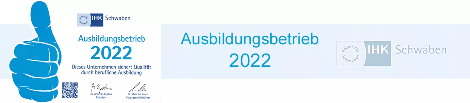 Möbel Inhofer ist IHK Ausbildungsbetrieb 2022
