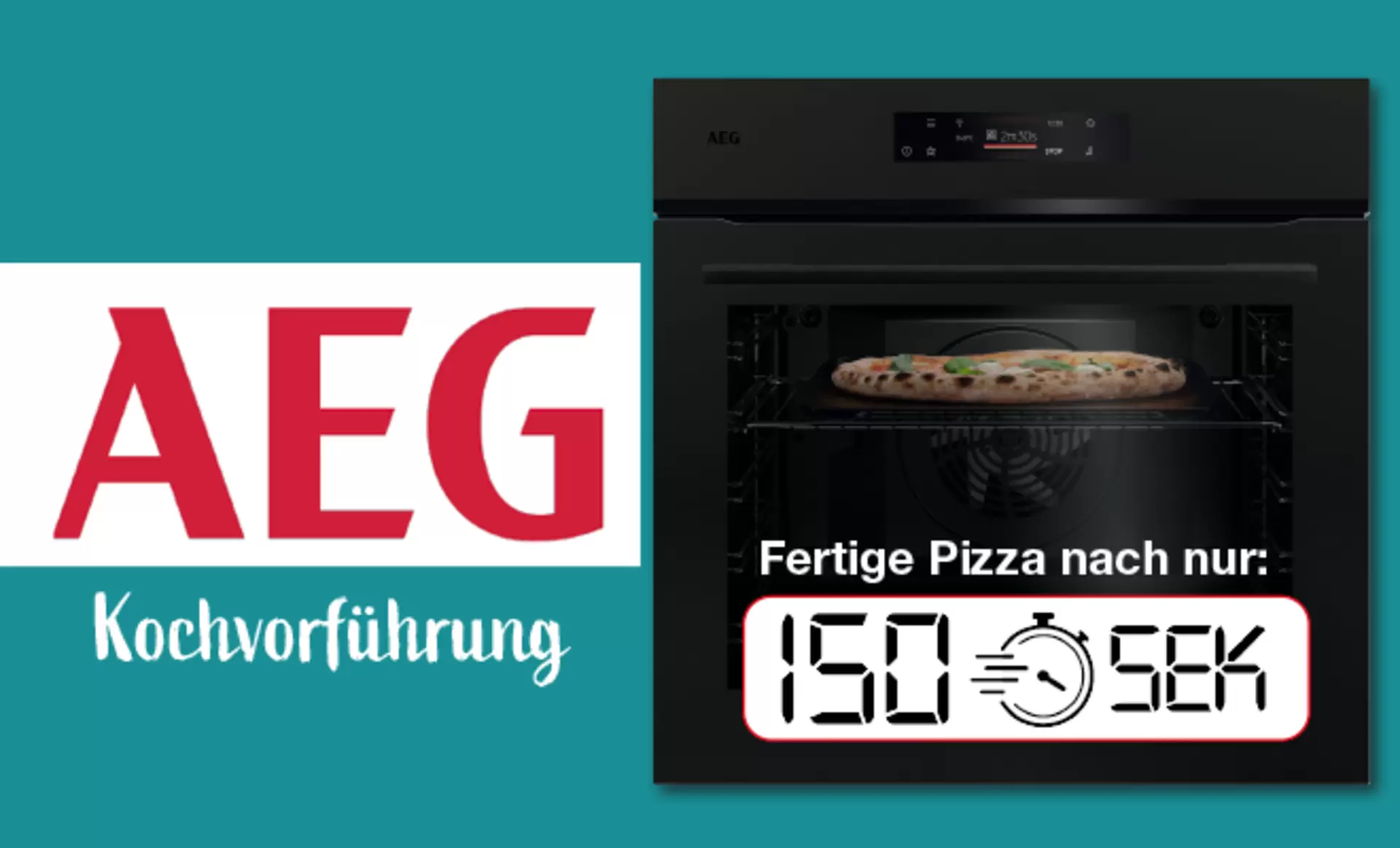 Kochvorführung mit innovativen E-Geräten von AEG