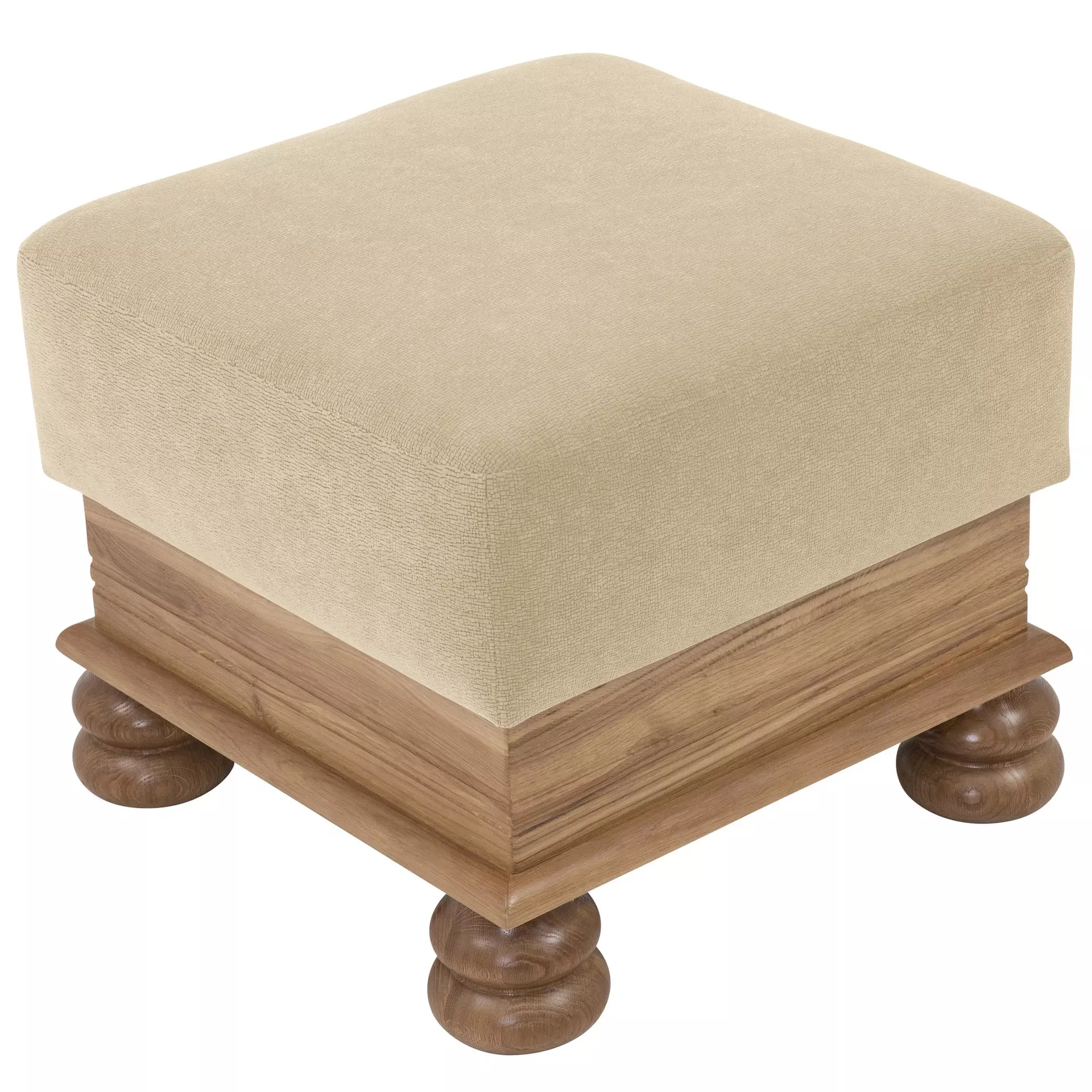 Hocker Tennessee Max Winzer Textil 53 x 45 x 53 cm