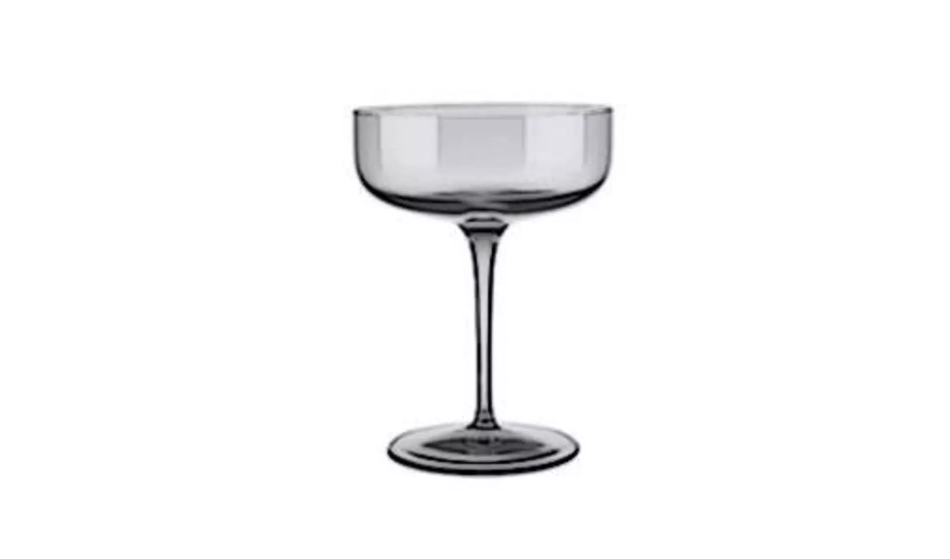 Cocktailglas mit niedrigem am breiten Trinkglas auf einem langen Stiel. Das für Margeritas typische Cocktailglas steht als Icon für alle Produkte dieser Klasse.