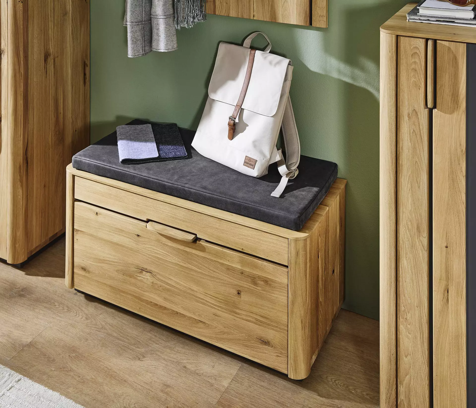 Garderobenbank GRANDERA VALMONDO Holz 38 x 45 x 88 cm