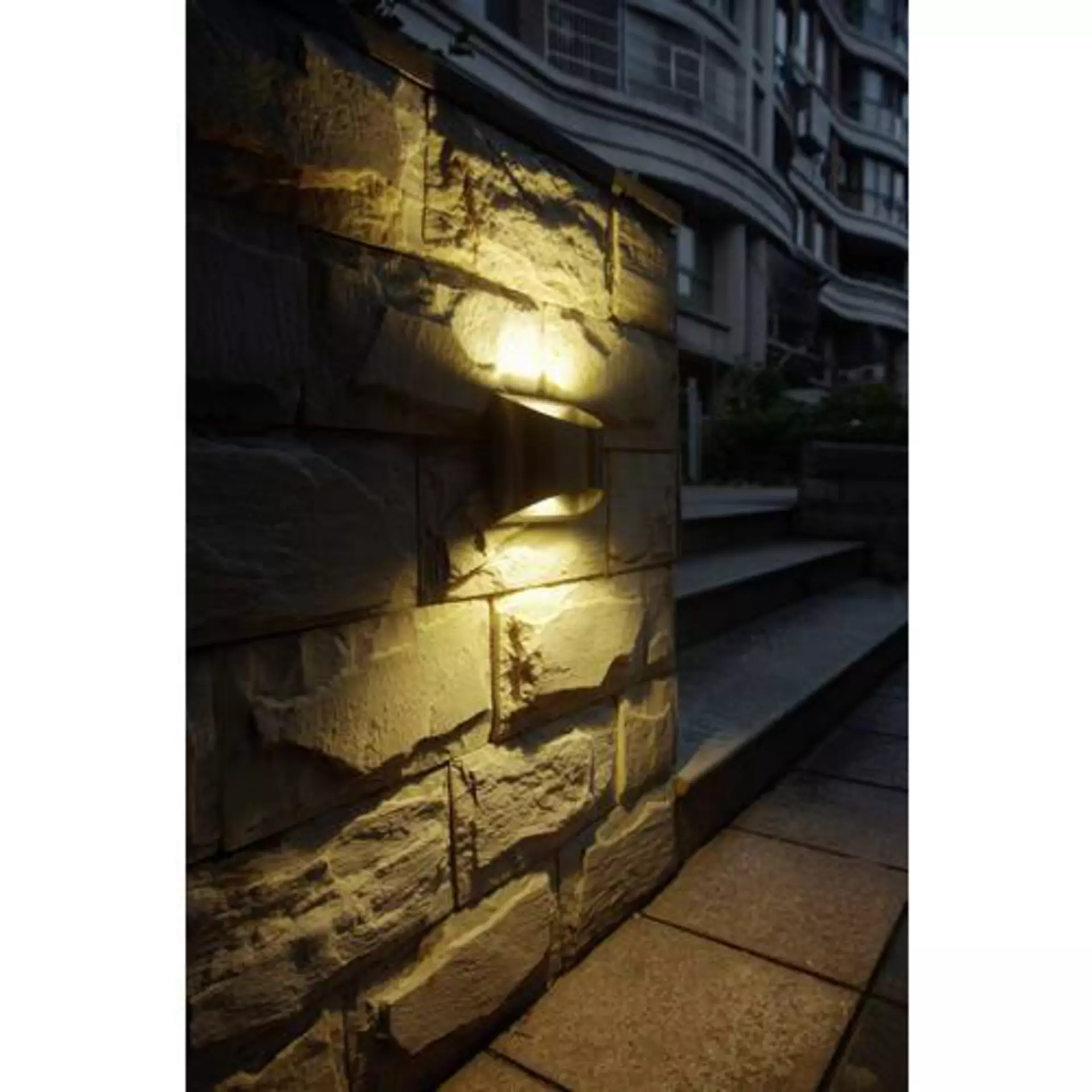 Inhofer | LED Möbel silber Wand-Aussenleuchte
