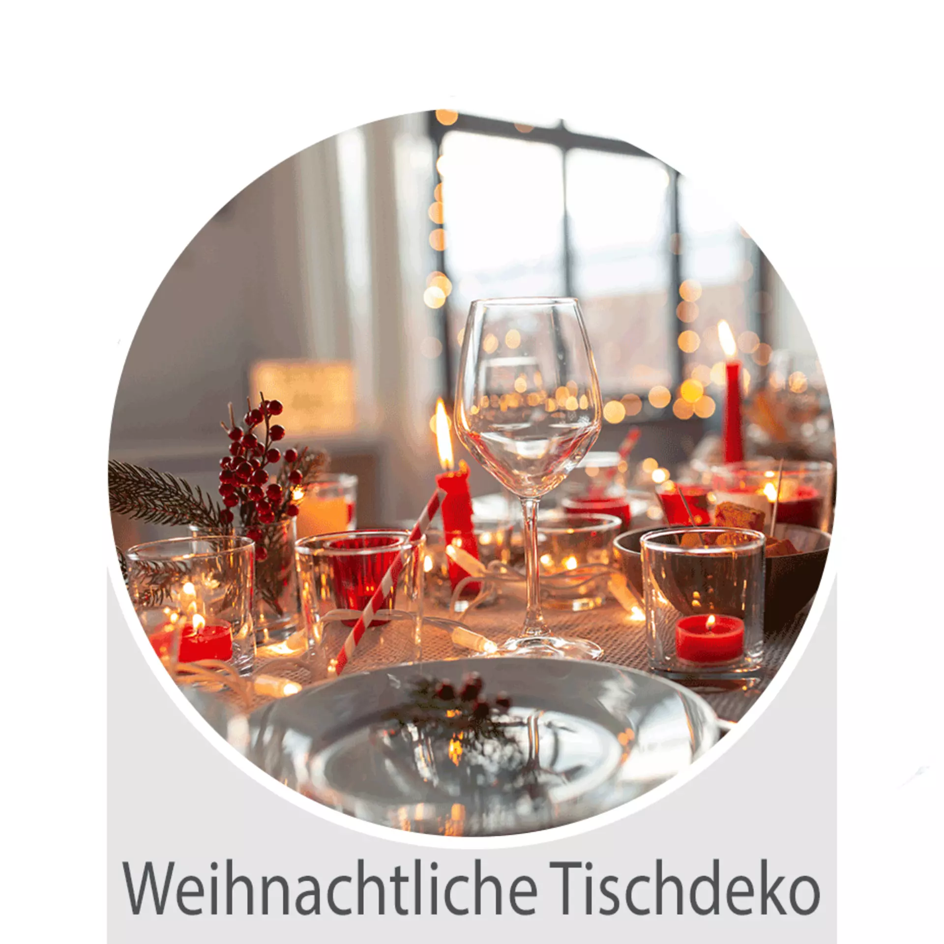 Weihnachtliche Tischdeko - Vorschaubild