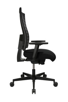 3. Bild von Büro-Drehstuhl Kunststoff schwarz MONDO