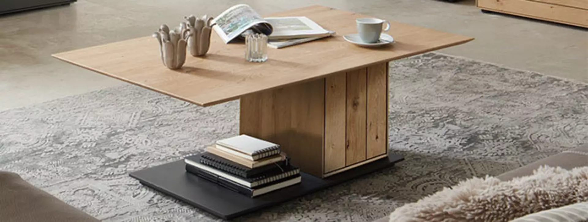 Holz Couchtisch von Wöstmann