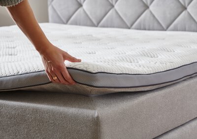 4. Bild von Boxspringbett ca. 214 x 104 x 180 cm Sun Garden silber