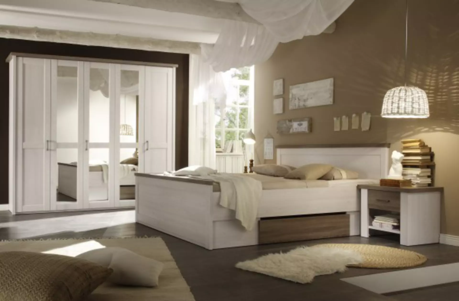 Schlafzimmer LUCA Dreamoro Holzwerkstoff 205 x 91 x 186 cm