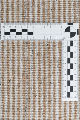 9. Bild von Handwebteppich ca. 140 x 70 cm beige