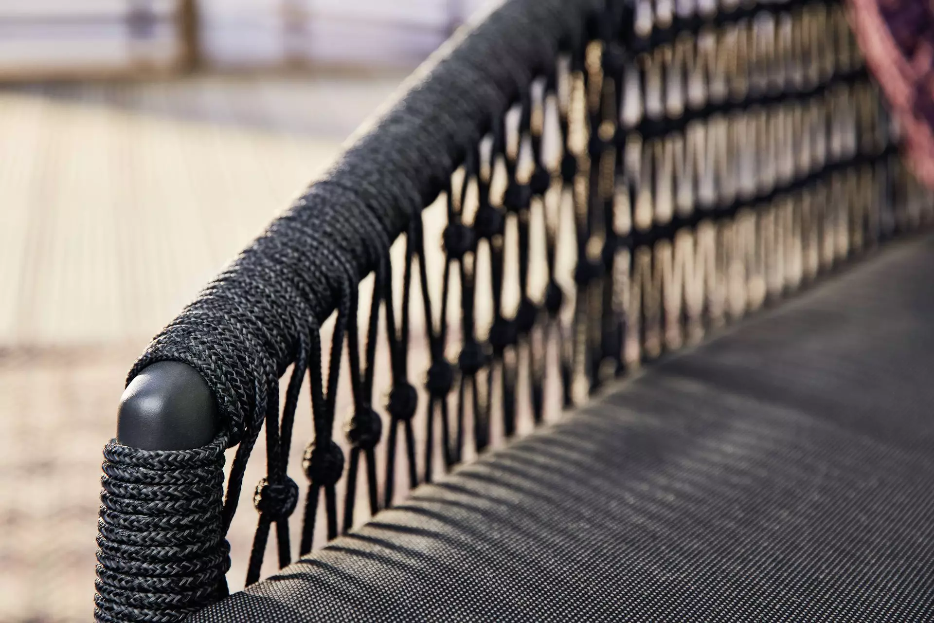 Loungeottomane Ibiza Musterring Textil 82 x 75 x 182 cm