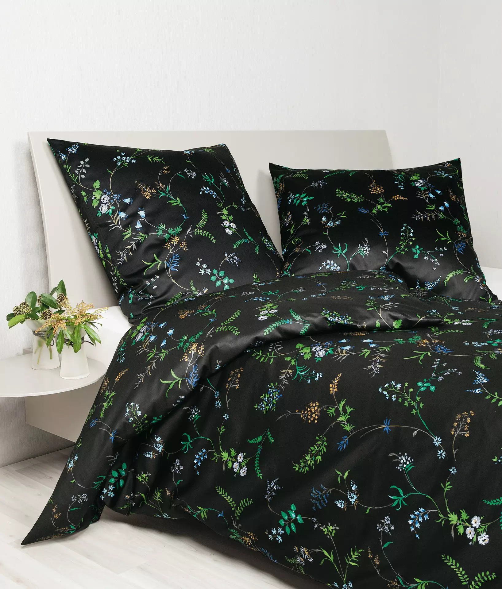 Satin-Bettwäsche Moments Janine Textil 135 x 200 cm