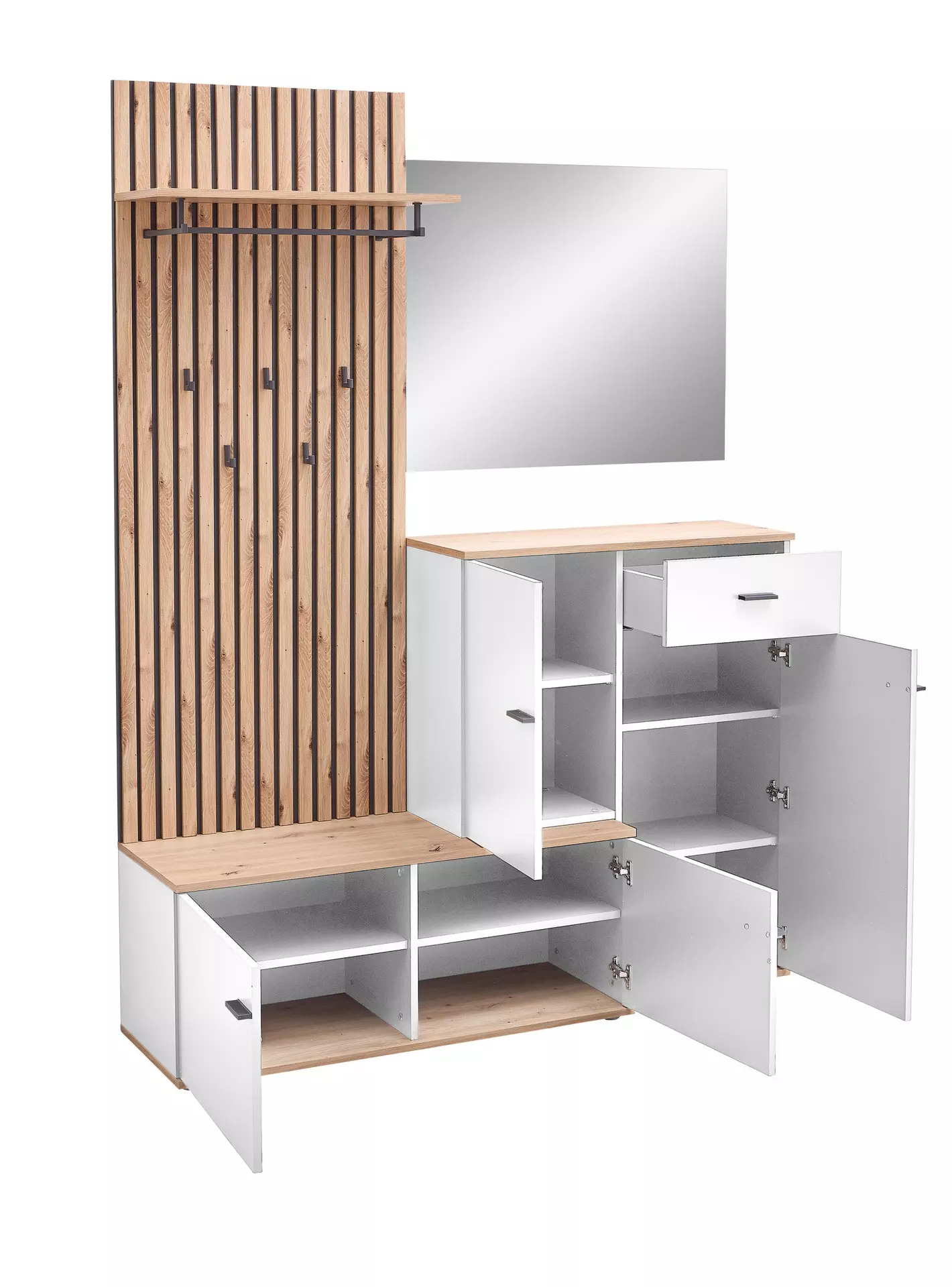 Garderobe FYNN inDoor Holzwerkstoff 38 x 199 x 148 cm