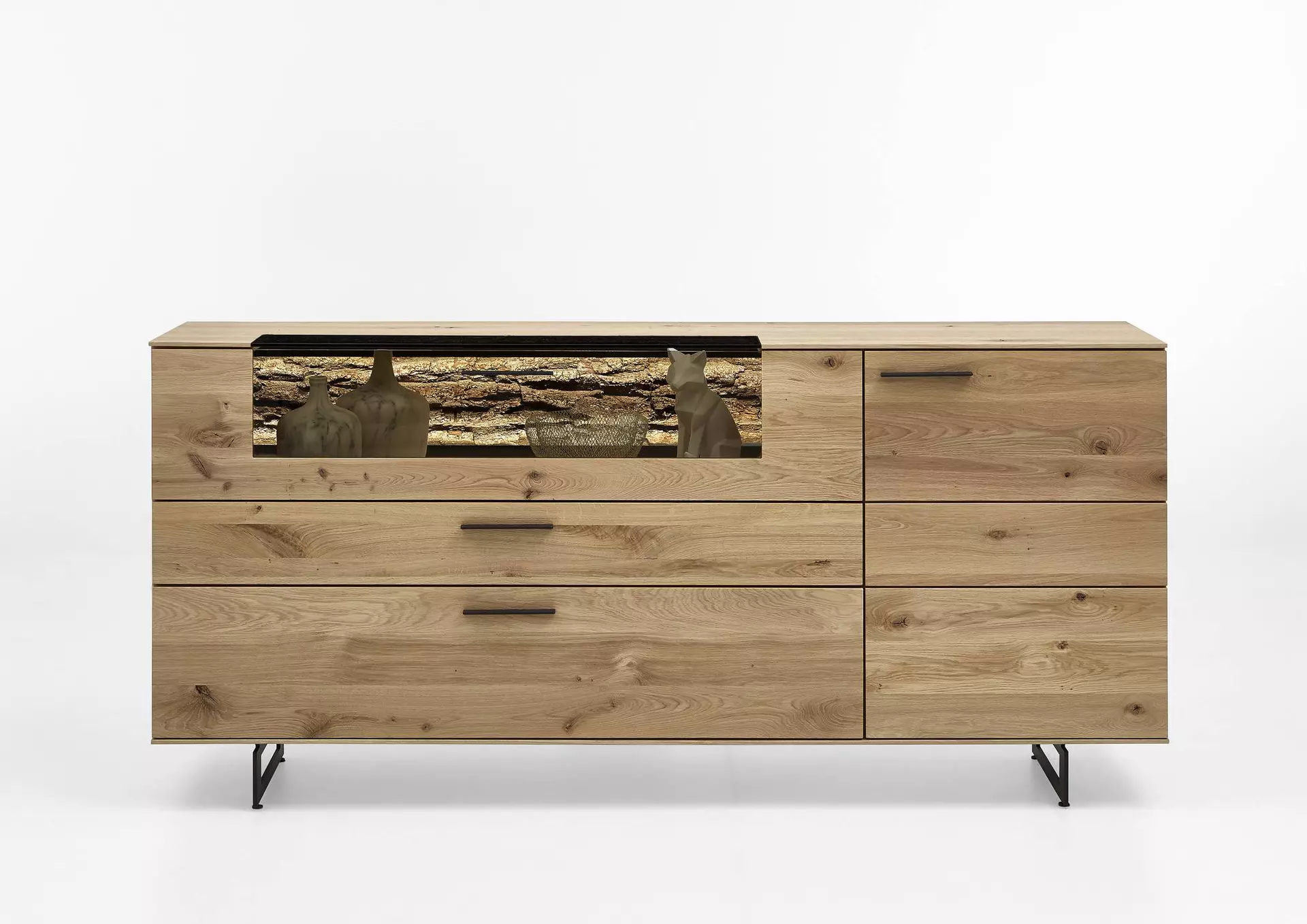 Sideboard RUNA Hartmann - Massivholzmöbel Holz 44 x 77 x 192 cm
