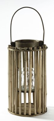Bild von Laterne Holz braun