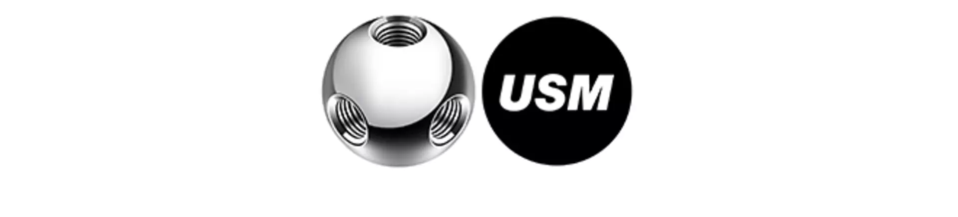 Logo der Premiummarke USM - modulare, konfigurierbare Designmöbel aus Metall. Jetzt bei interni by inhofer entdecken