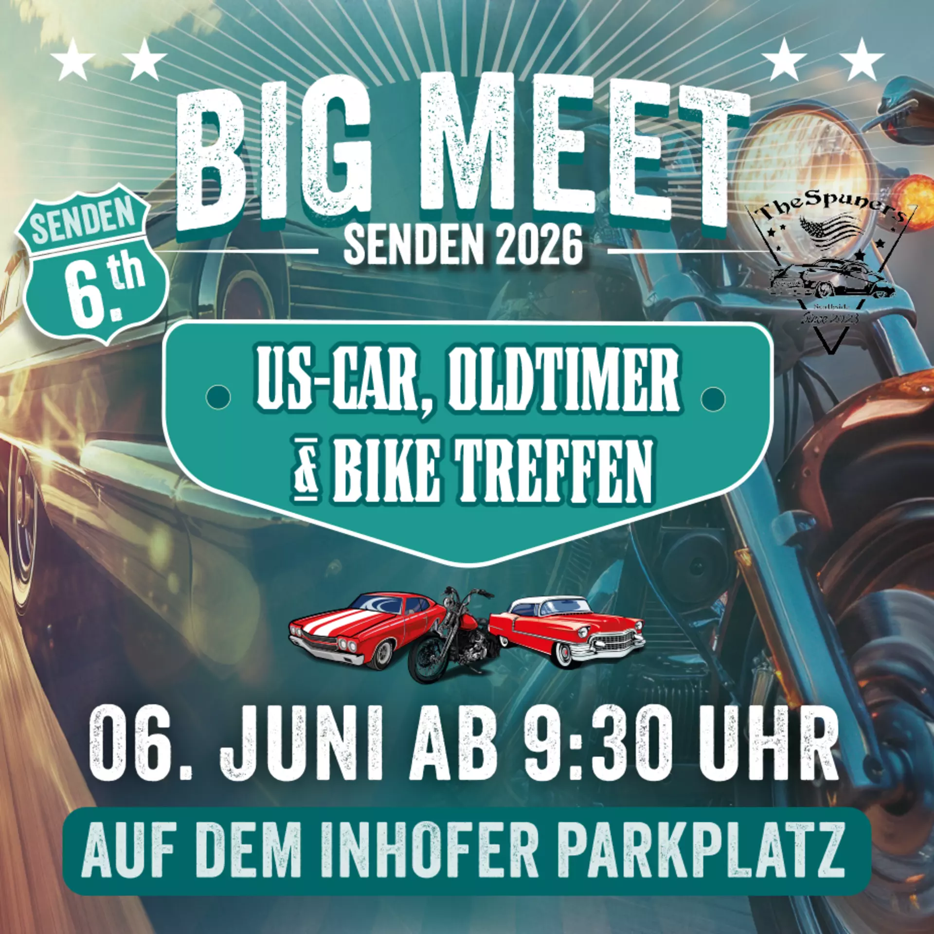 Erleben Sie das highlight des Jahres beim US-Car und Oldtimertreffen bei Möbel Inhofer in Senden