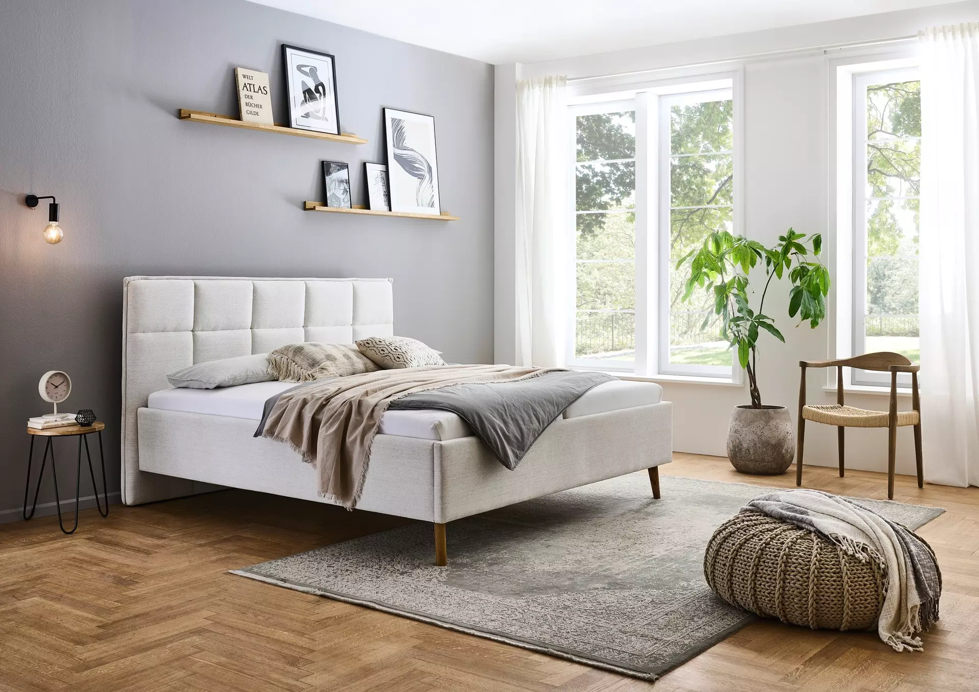 Polsterbett PAULO Meise Möbel Textil 213 x 120 x 202 cm