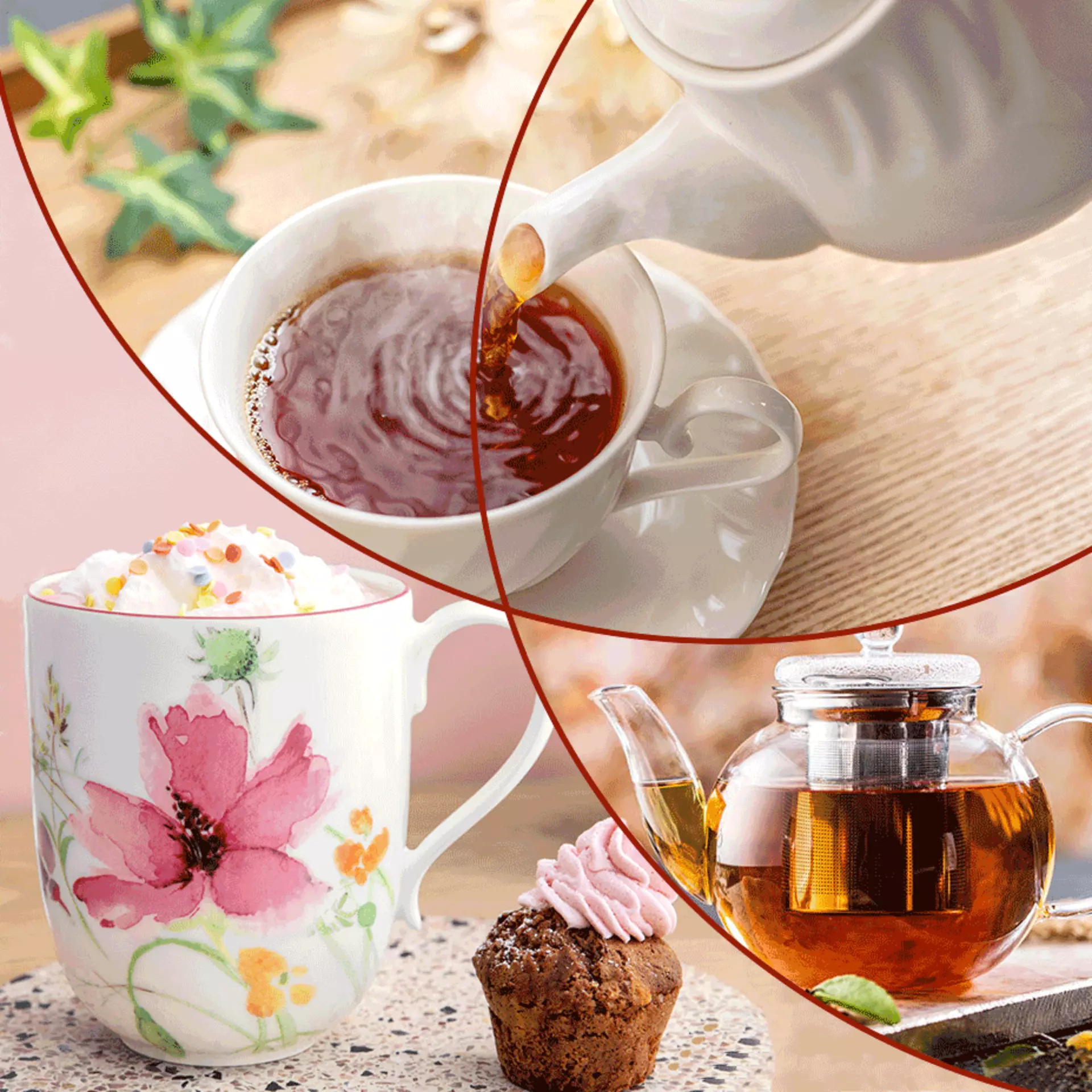 Mobil Banner der Inspirationsseite Teatime mit den Maßen 927x927px