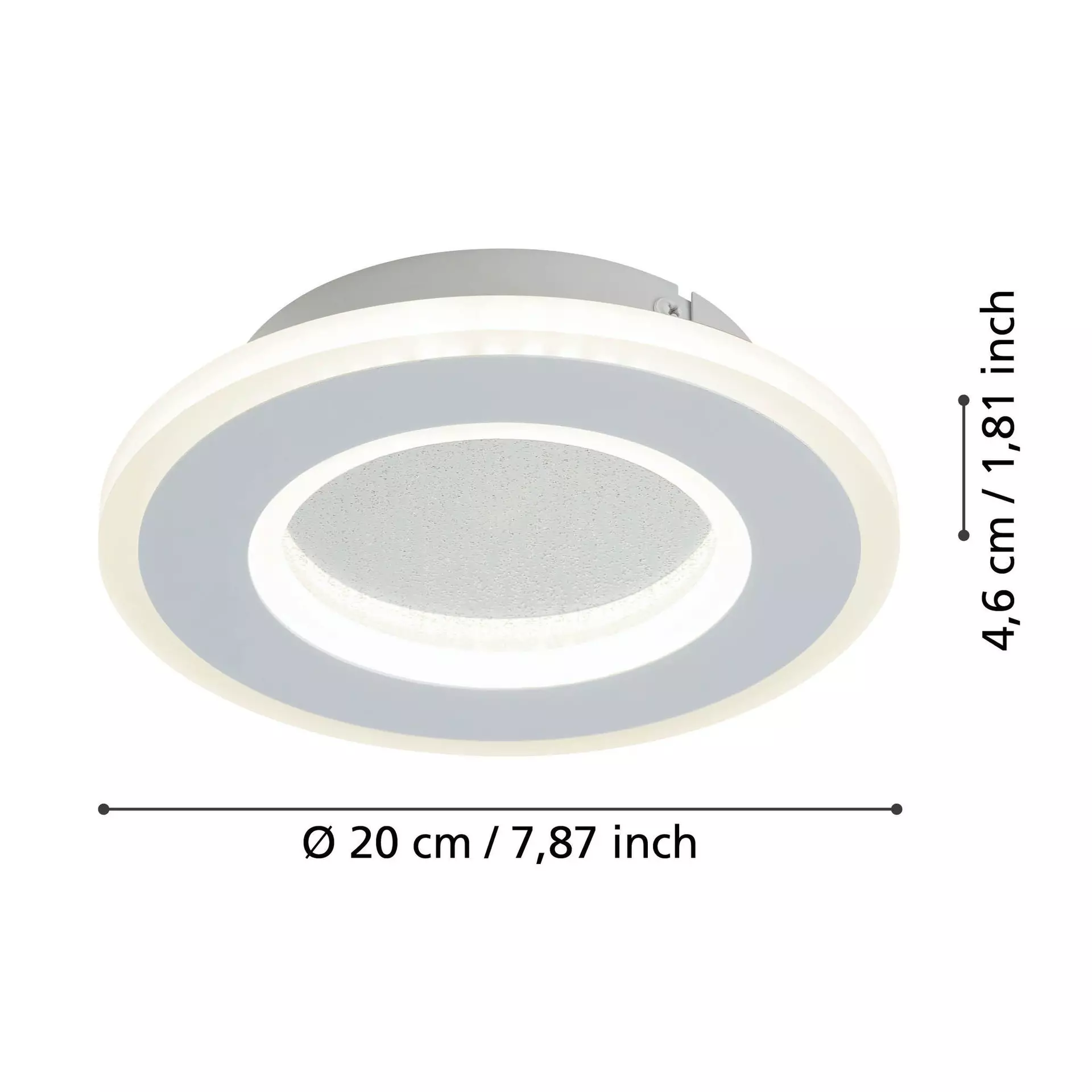 Wandleuchte MACCHIONI Eglo Metall 20 x 6 x 20 cm