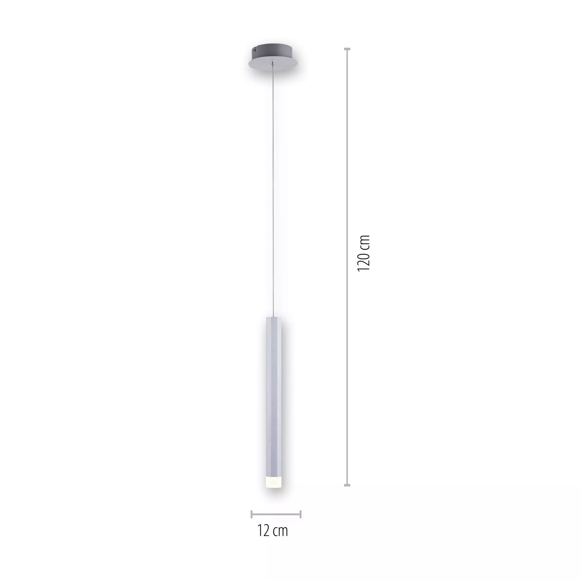 Hängeleuchte BRUNO JUST LIGHT Metall 12 x 120 x 12 cm