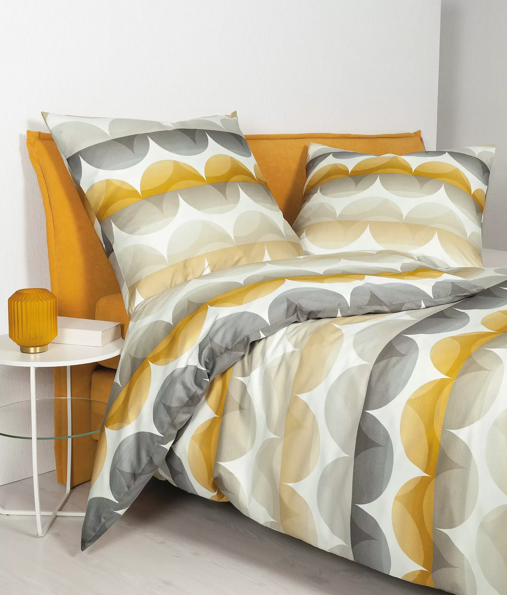 Satin-Bettwäsche Moments Janine Textil 135 x 200 cm