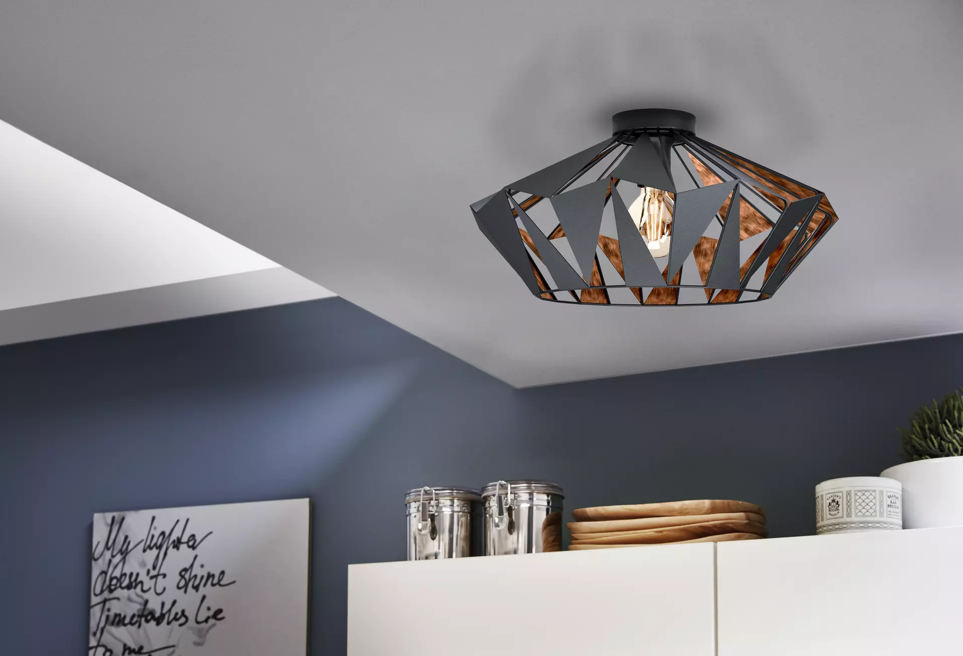 Deckenleuchte CARLTON 6 Eglo Metall 47 x 24 x 47 cm