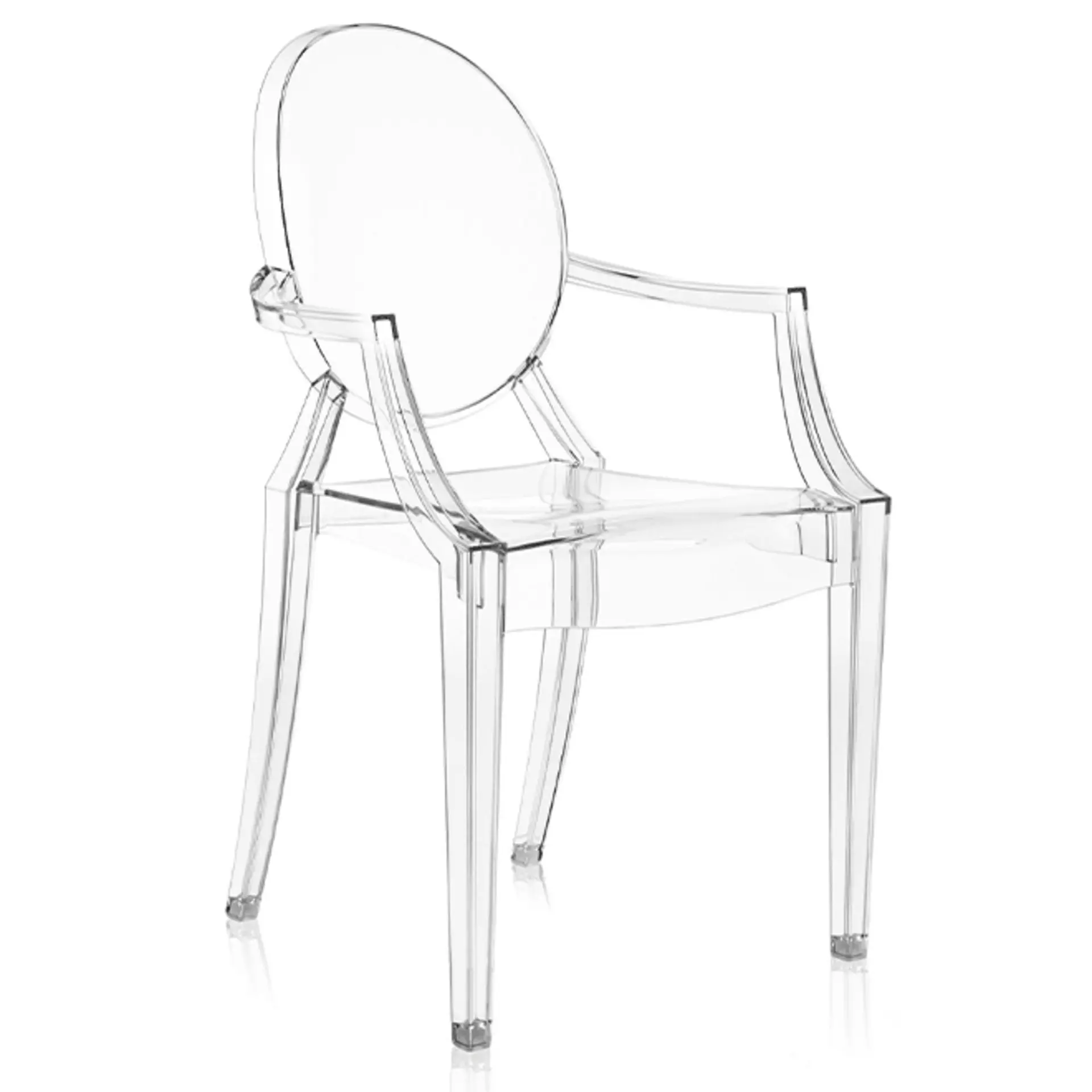 Der transparente Kartell-Stuhl Louis Ghost