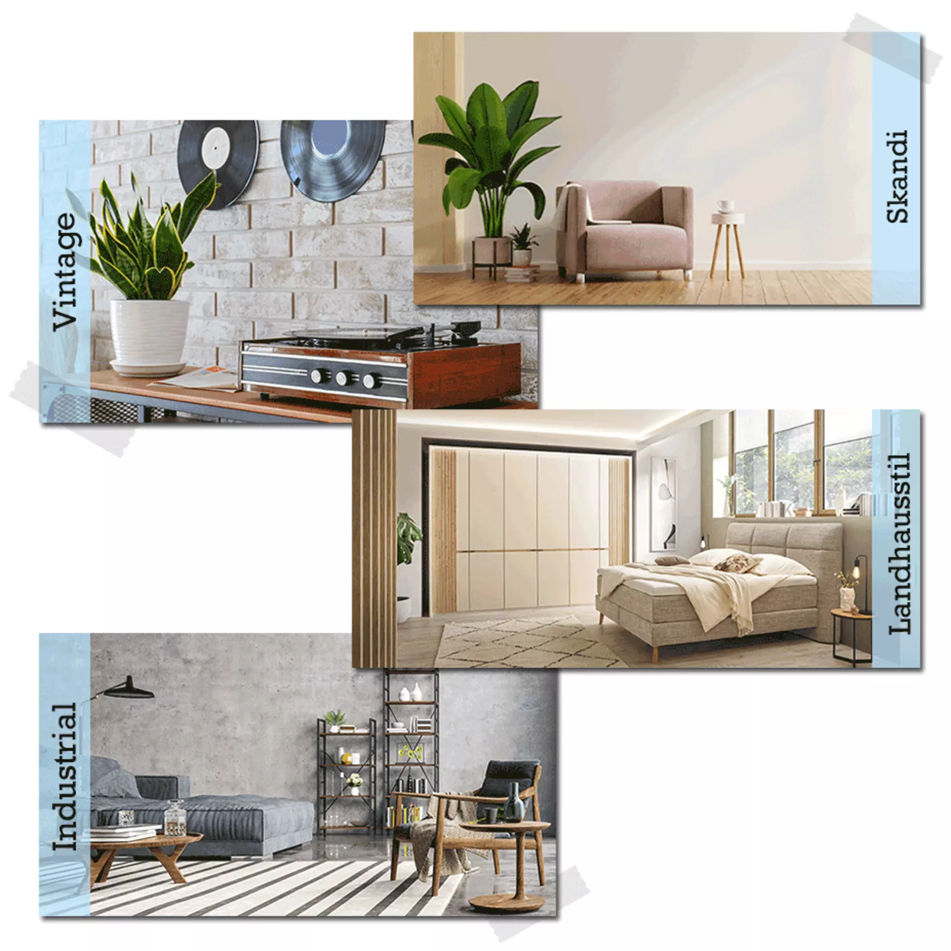 Mobil Banner zur Inspirationsseite von Beliebten Wohntrends
