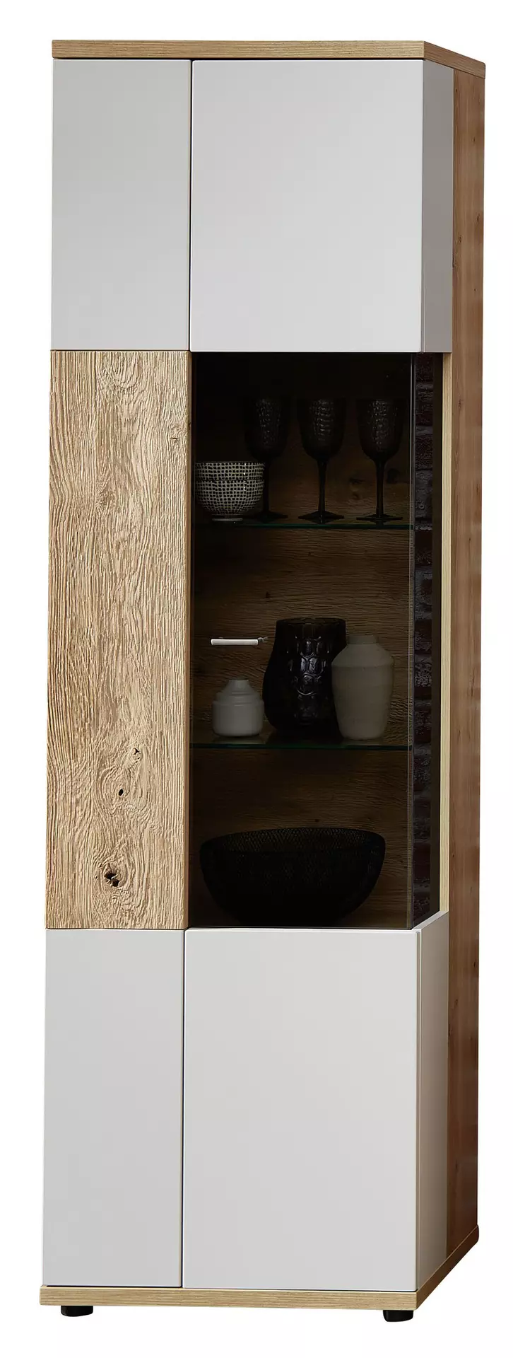 Vitrine VAN COUVER Wohn-Concept Metall 38 x 202 x 60 cm