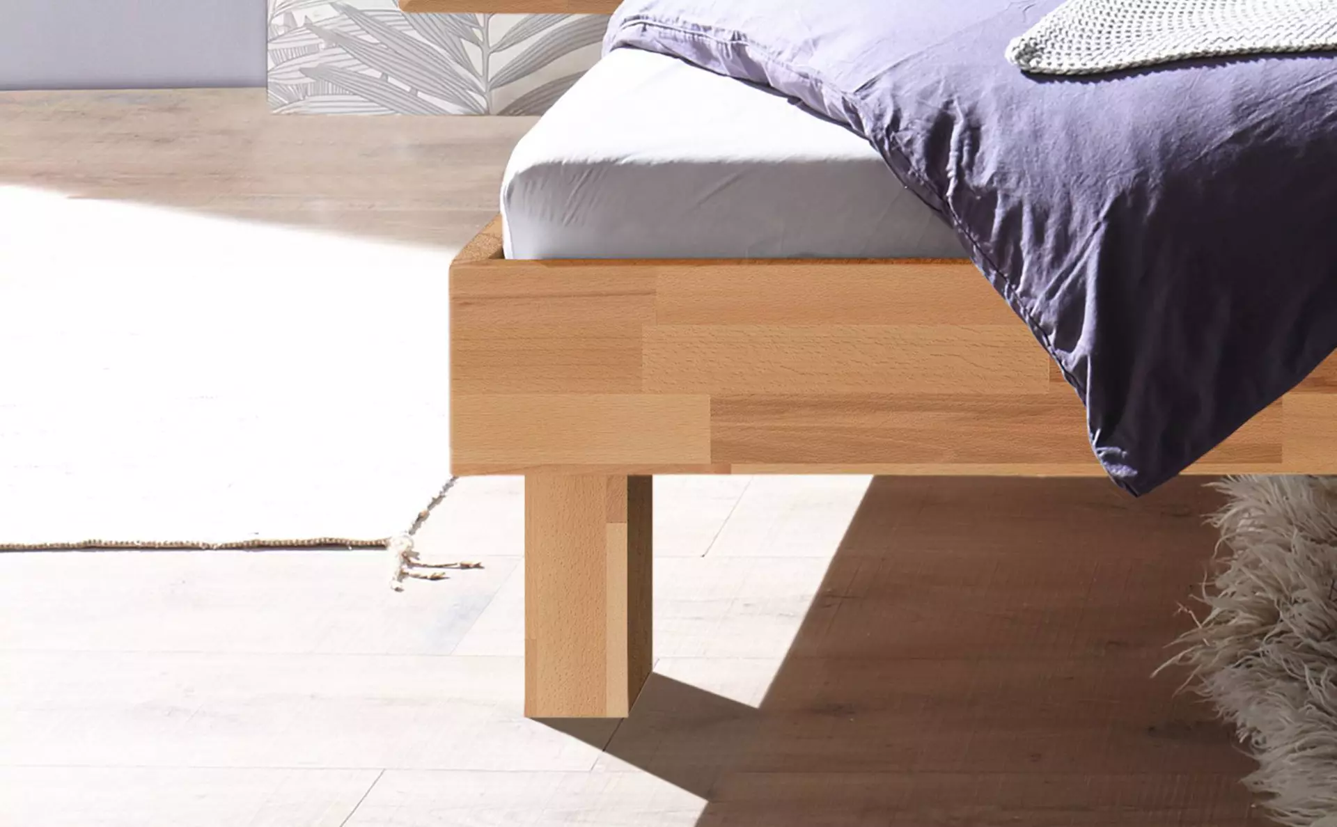 Bett PRATO Hasena Holz 166 x 76 x 214 cm