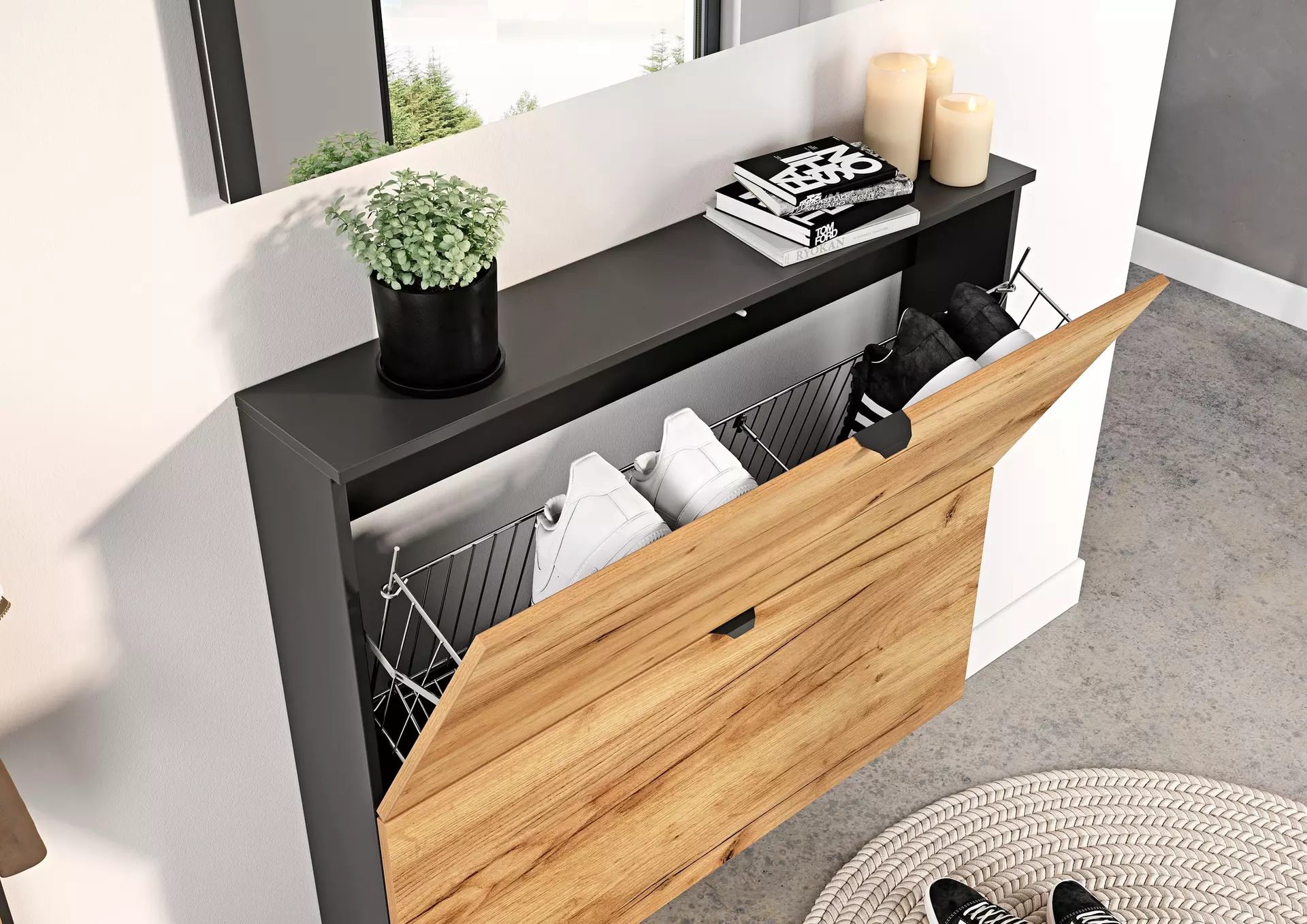 Garderoben-Set VITO RENELL Vito Metall 19 x 85 x 100 cm