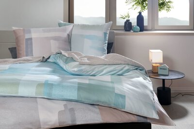 2. Bild von Satin-Bettwäsche MONDO grün