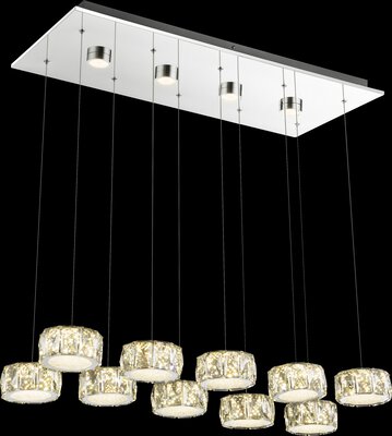 9. Bild von Hängeleuchte LED silber