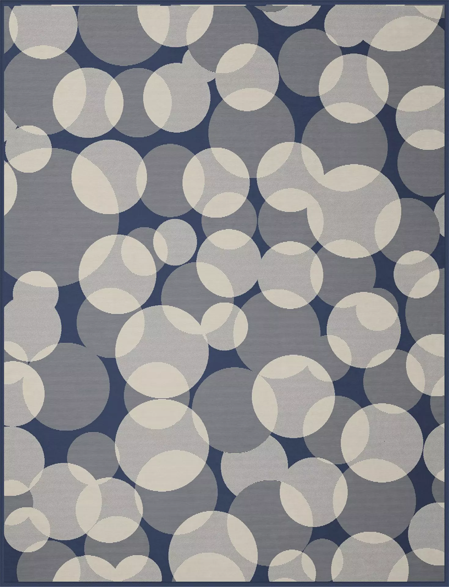 Wohndecke Top Quality Circles BIEDERLACK Textil 150 x 200 cm