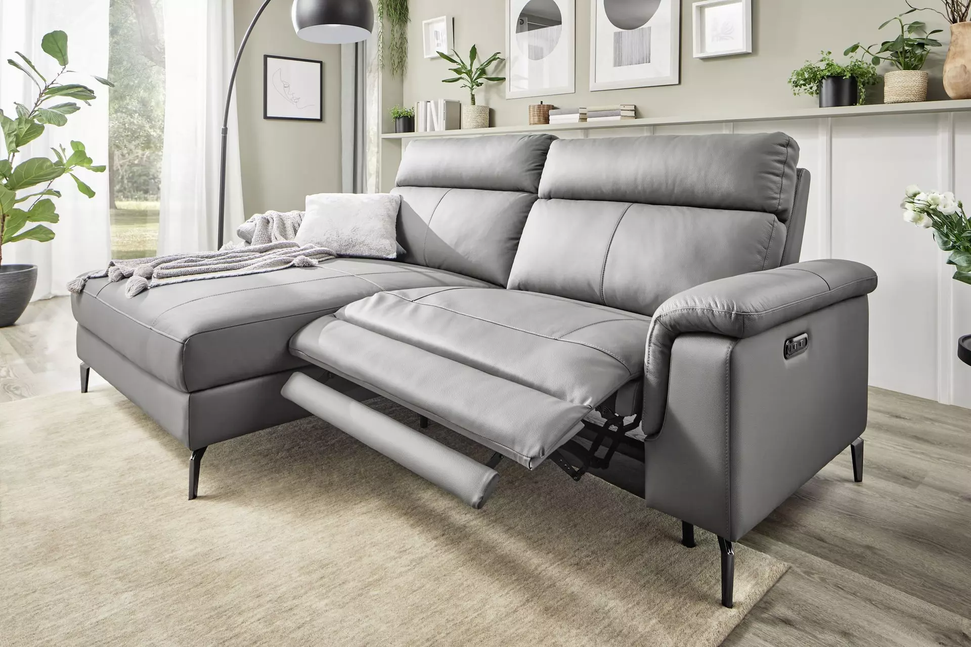 Ecksofa 020.002130 CELECT Textil 162 x 102 x 240 cm