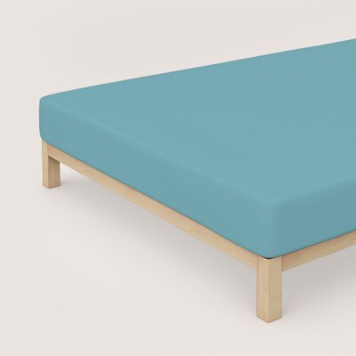 Bild von Spannbetttuch Schlafgut Blau