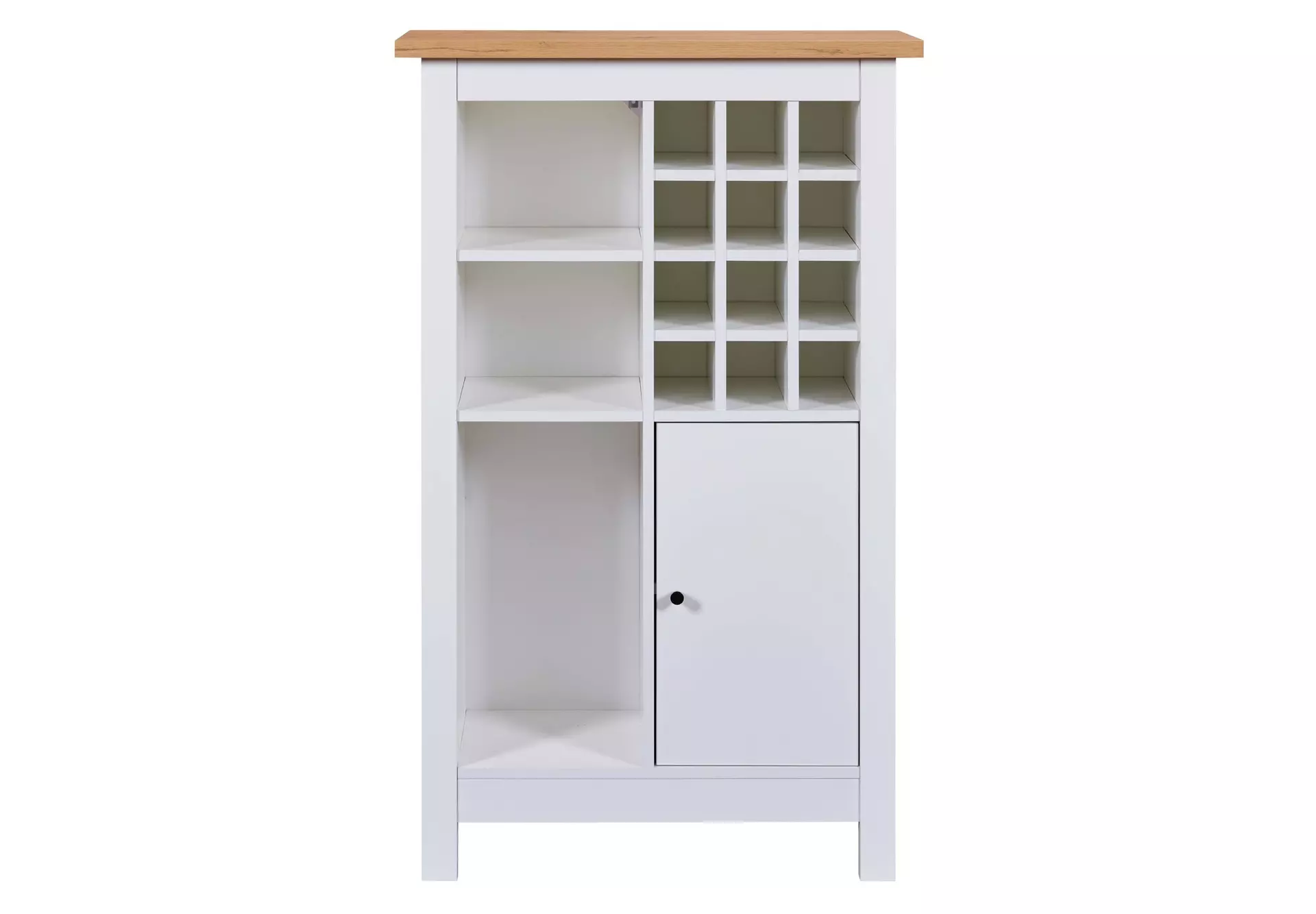 Weinregal Weinschrank Julina Inter Link Holzwerkstoff 76 x 124 x 76 cm