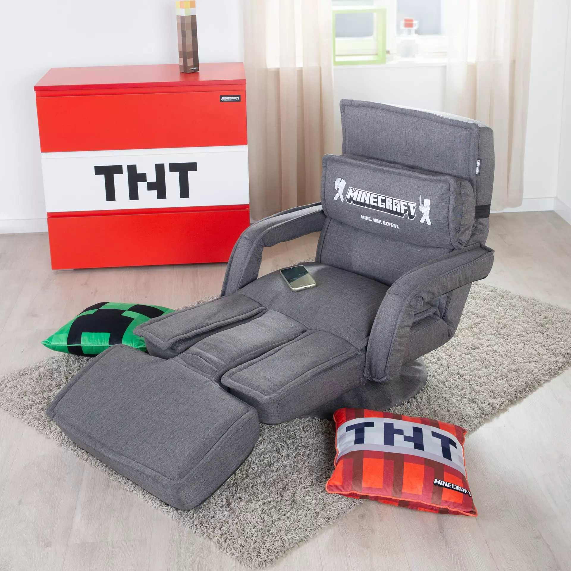 Relaxsessel MINECRAFT Minecraft Textil 62 x 80 x 60 cm