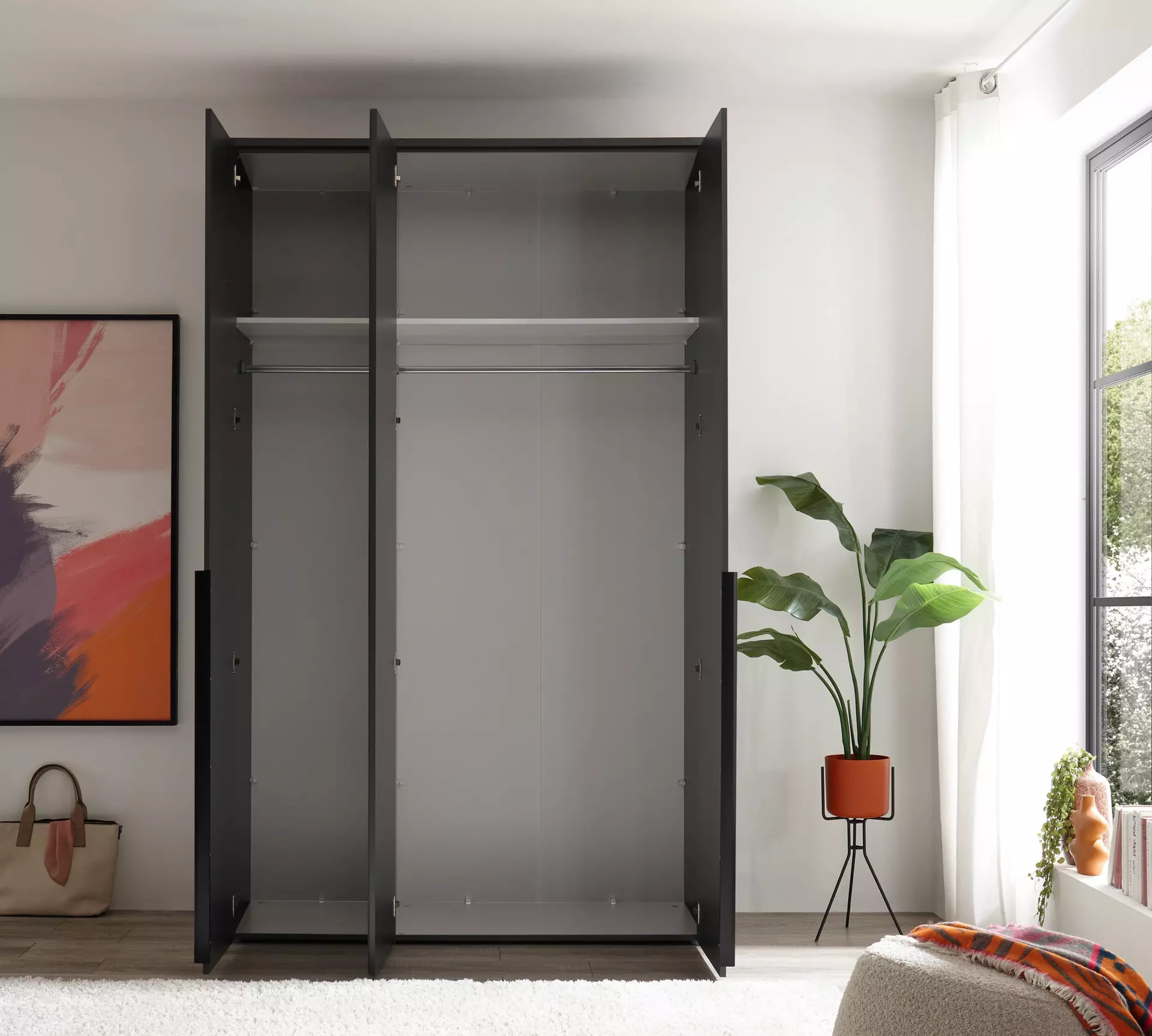 Drehtürenschrank Kevo Dreamoro Holzwerkstoff 52 x 225 x 135 cm