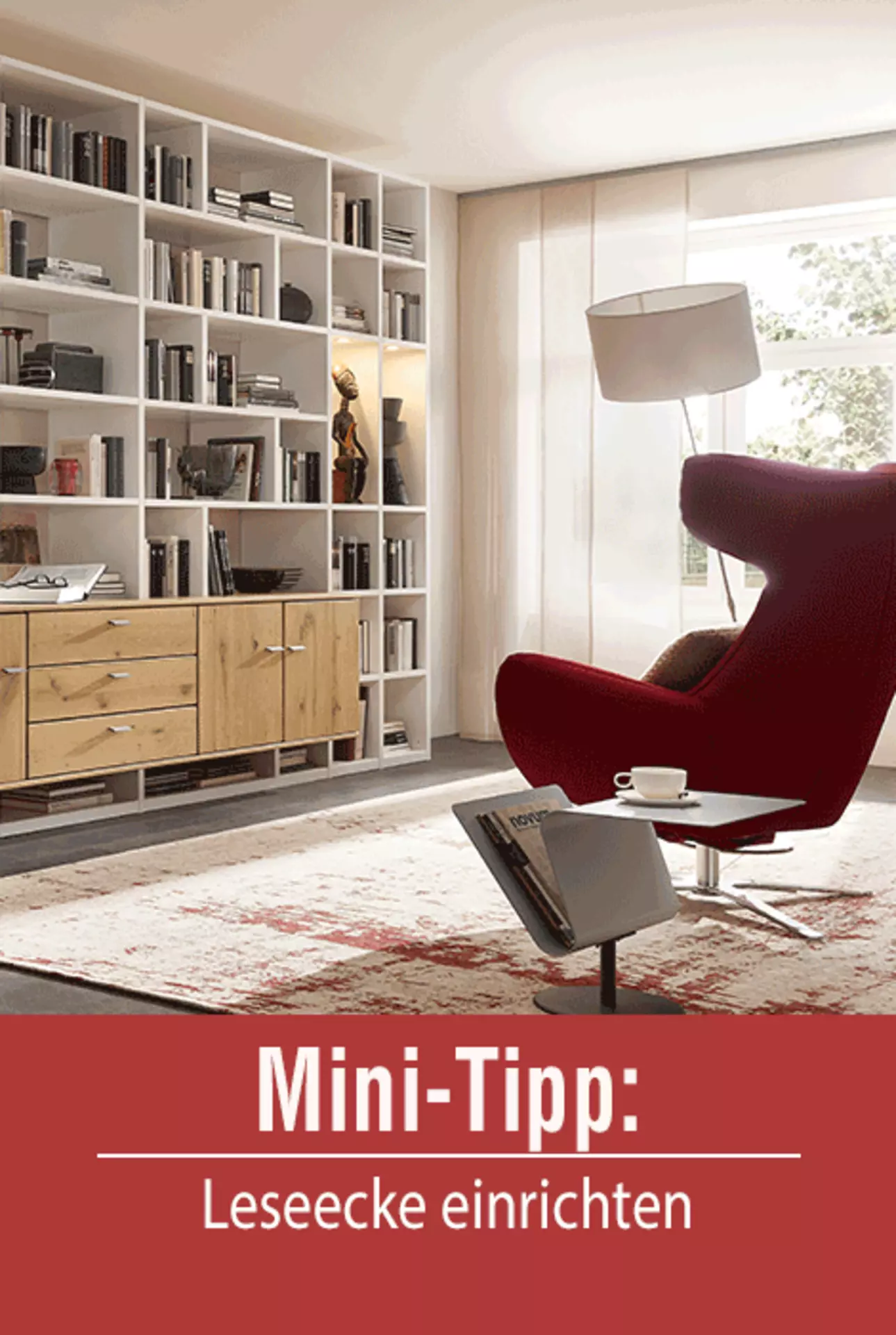 Teaser zum Minitipp der Seite Leseecke einrichten mit den Maßen 470x700px