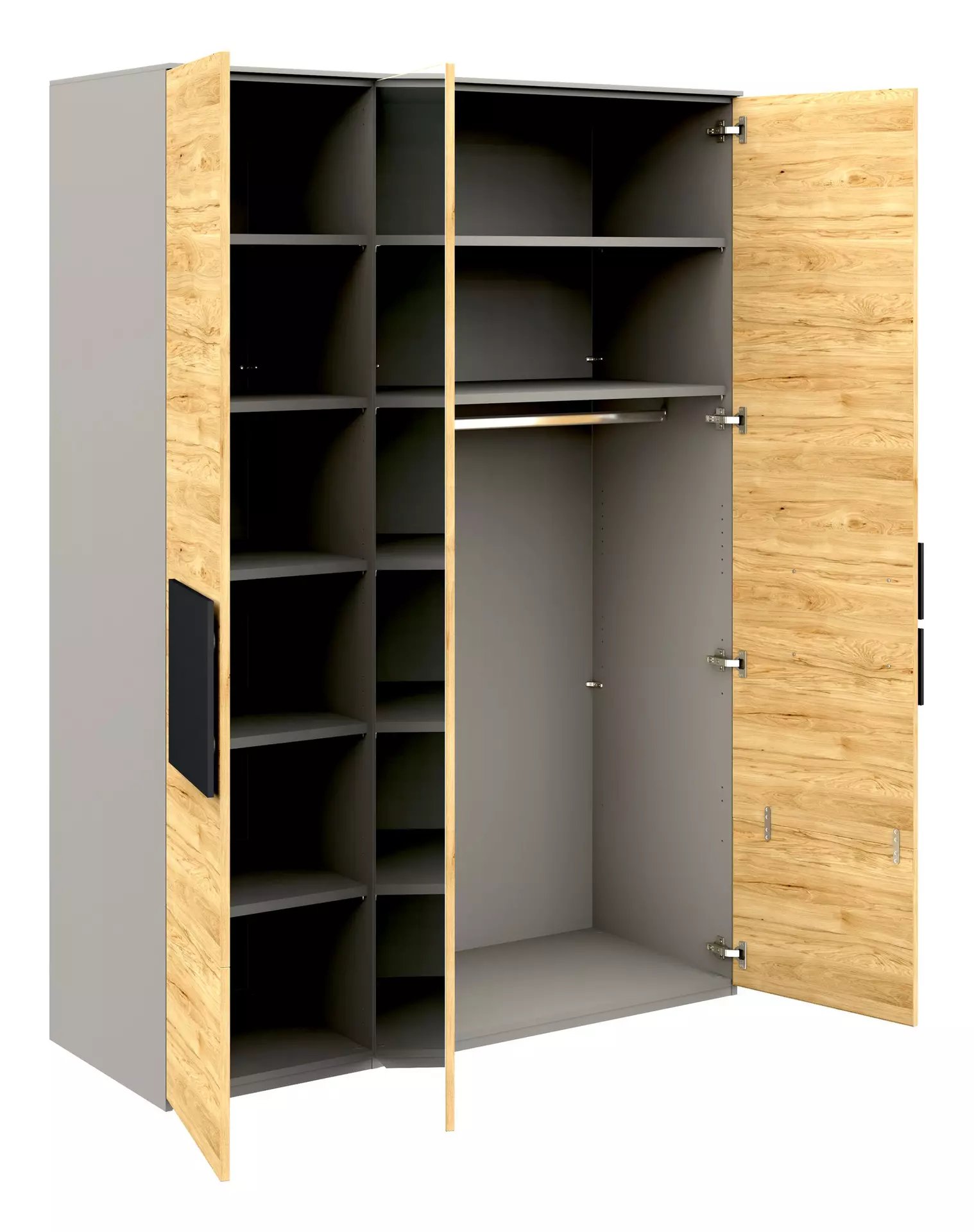 Kleiderschrank 343 CLIP BY RB Röhr Holzwerkstoff 61 x 214 x 151 cm