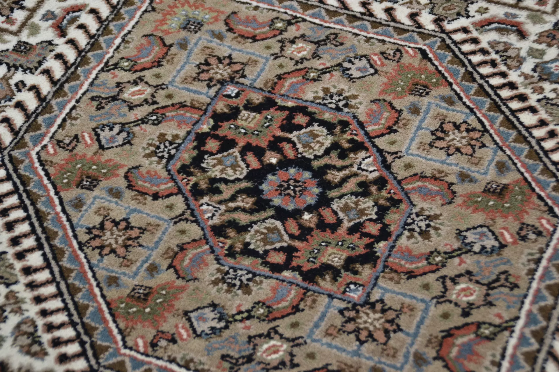 Handknüpfteppich Benares Theko Textil 40 x 1 x 60 cm