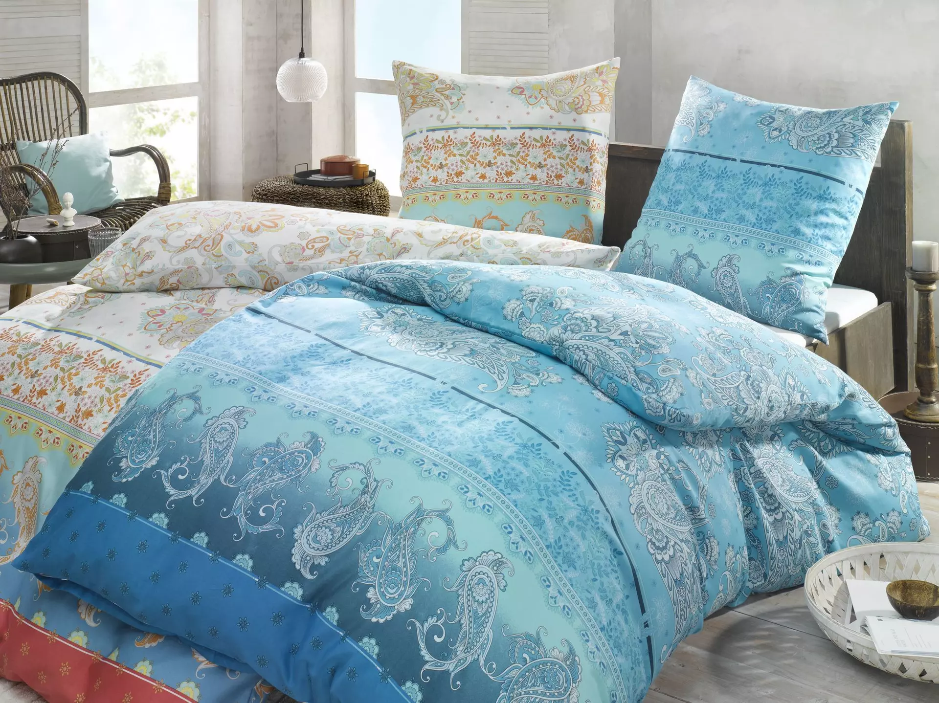 Satin-Bettwäsche Suri 1 Casa Nova Textil 135 x 200 cm