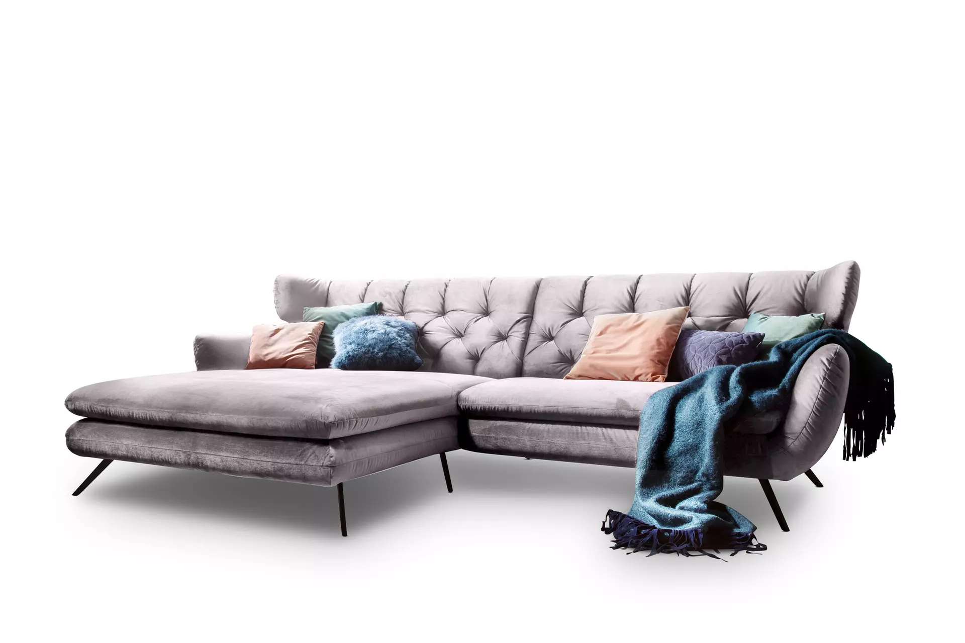 Ecksofa SARNIA LASCONDO Textil 175 x 94 x 300 cm