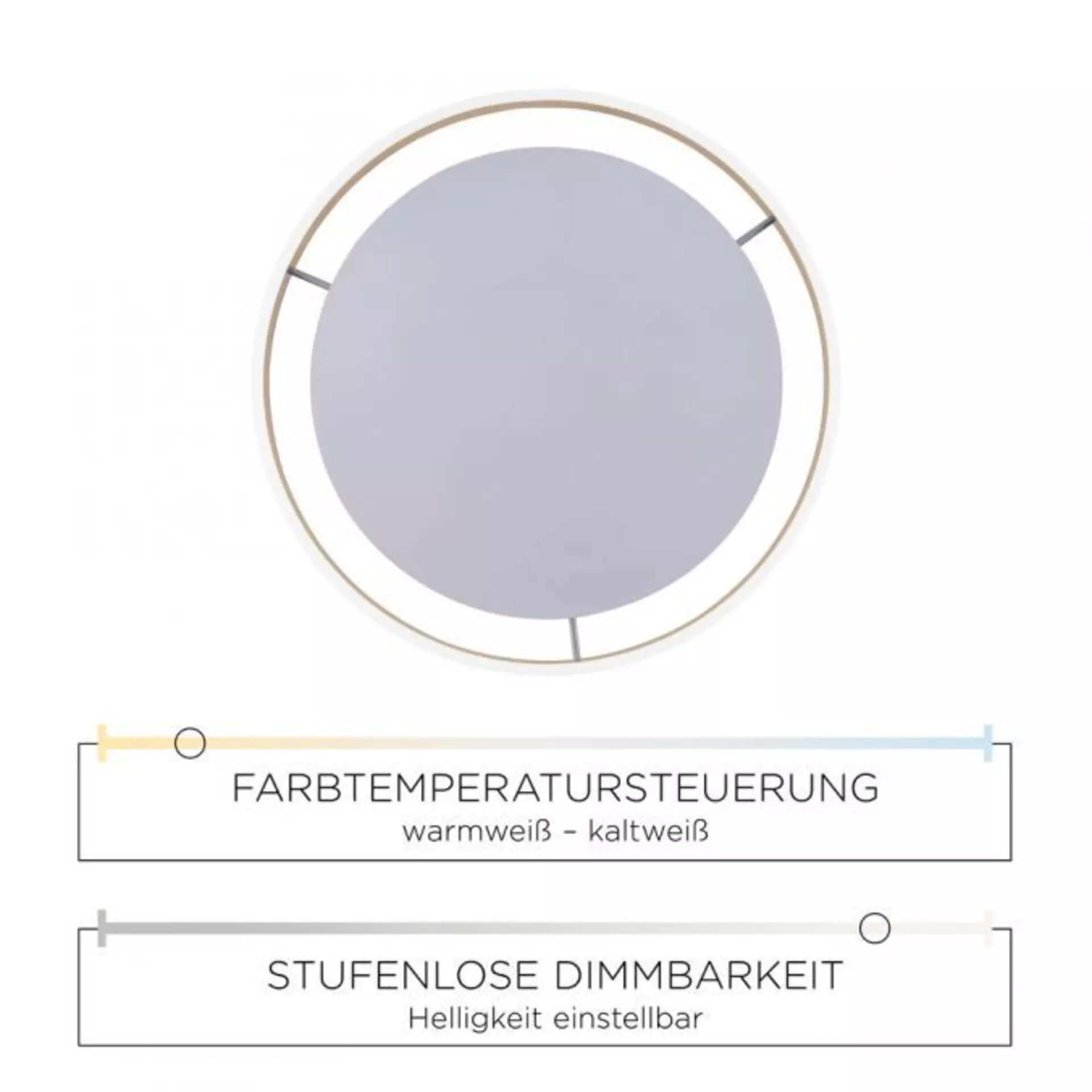Smart-Home-Leuchten Q-VITO Paul Neuhaus Metall 59 x 8 x 59 cm