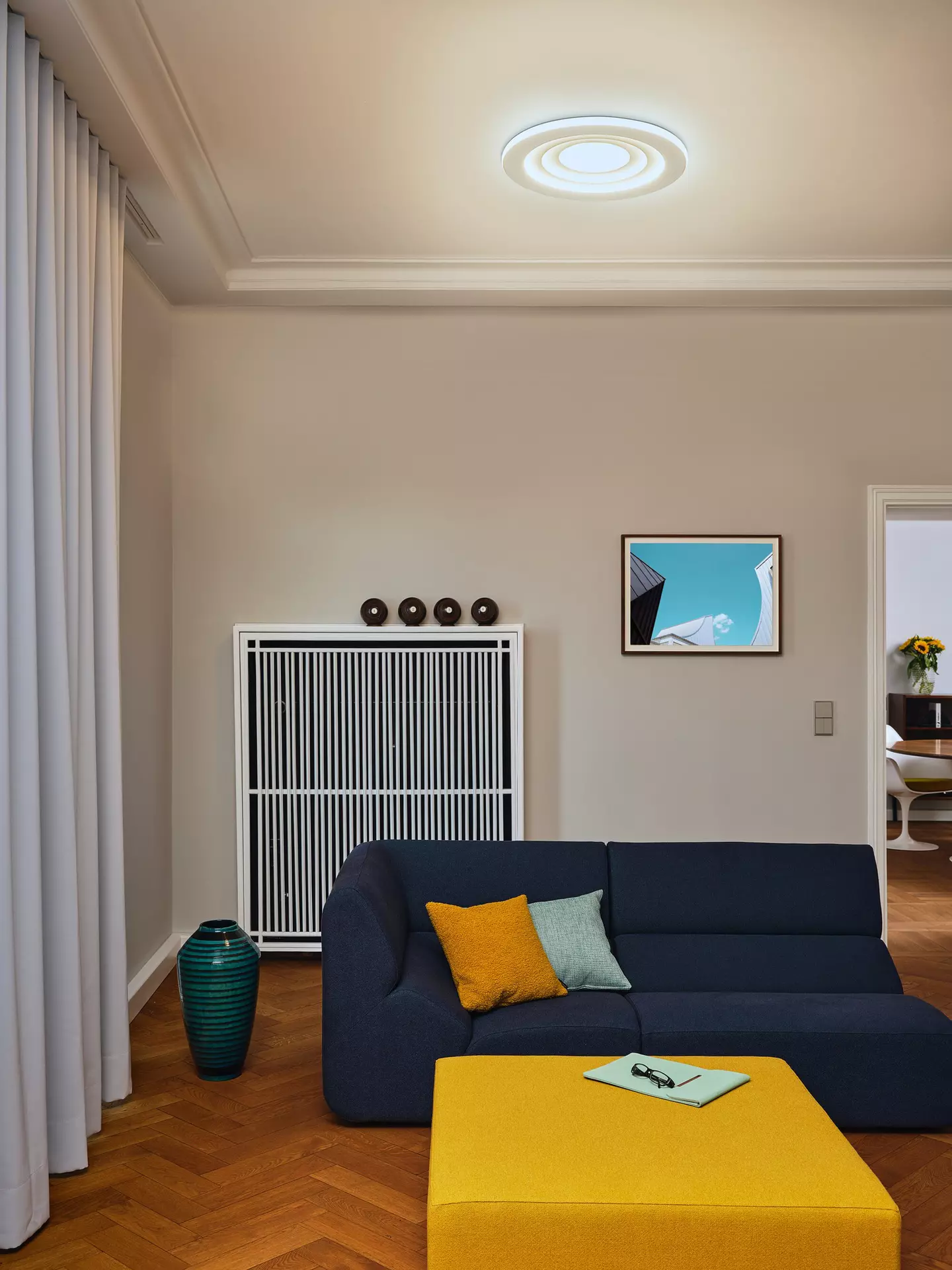 Deckenleuchte Orbis Spiral Pulse OSRAM Metall 