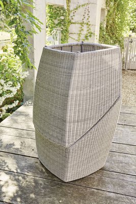 2. Bild von Loungesofa Textil grau ca. 65 x 77 x 72 cm