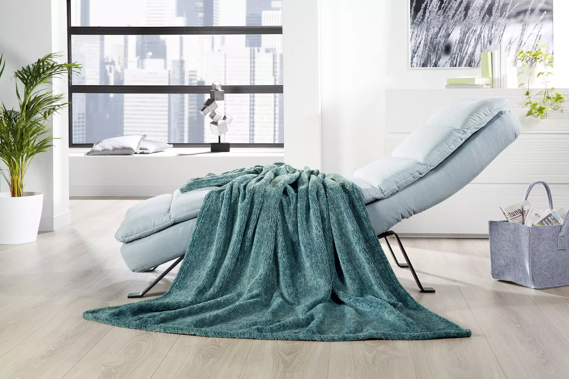 Kuscheldecke Alaska marmoriert Ambiente Trendlife Textil 150 x 200 cm