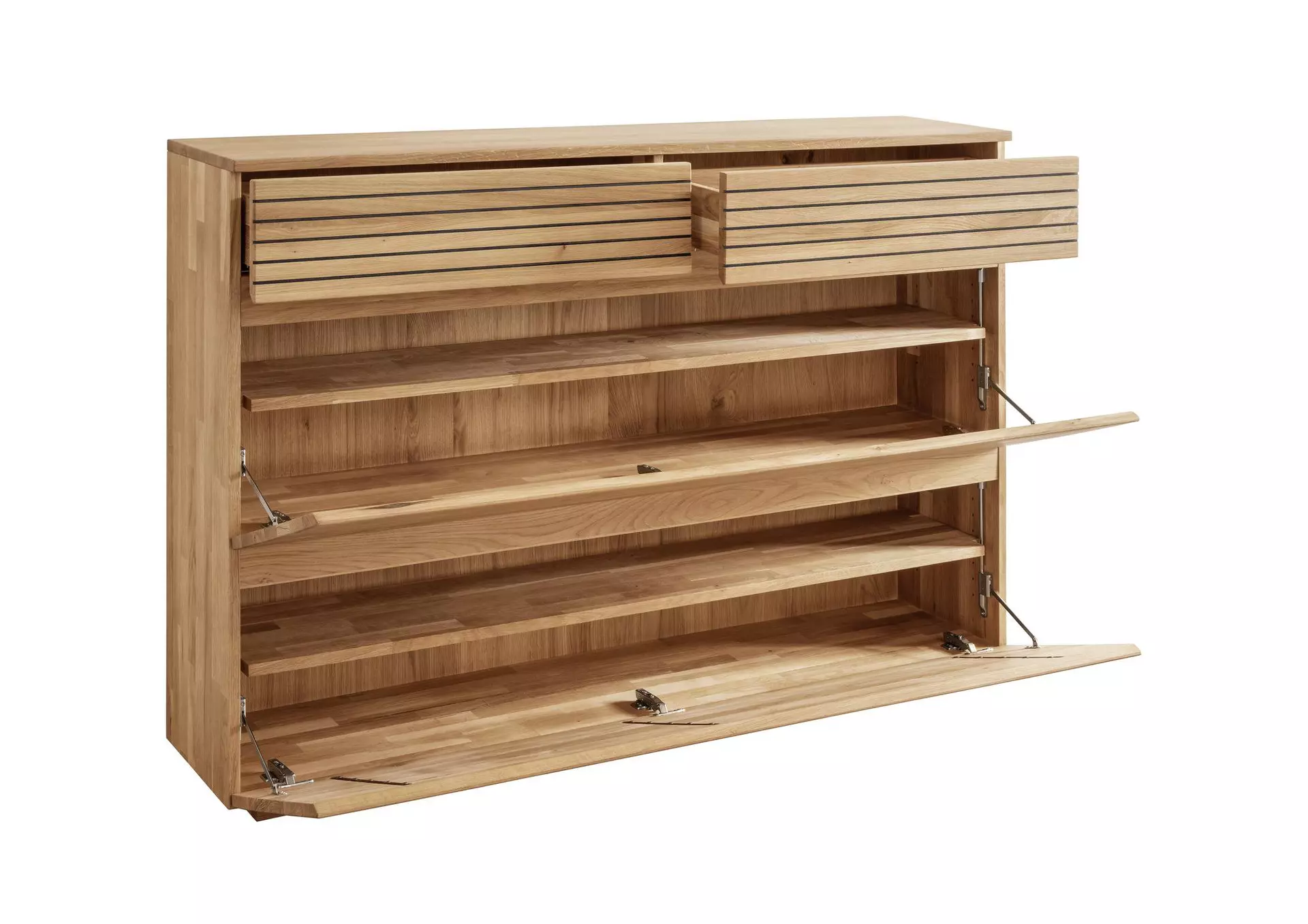 Schuhschrank SORRENT Gradel Holz 35 x 105 x 160 cm