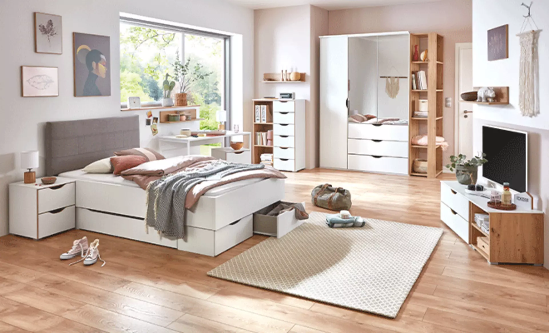 Neutrale Betten passen zu jedem Alter